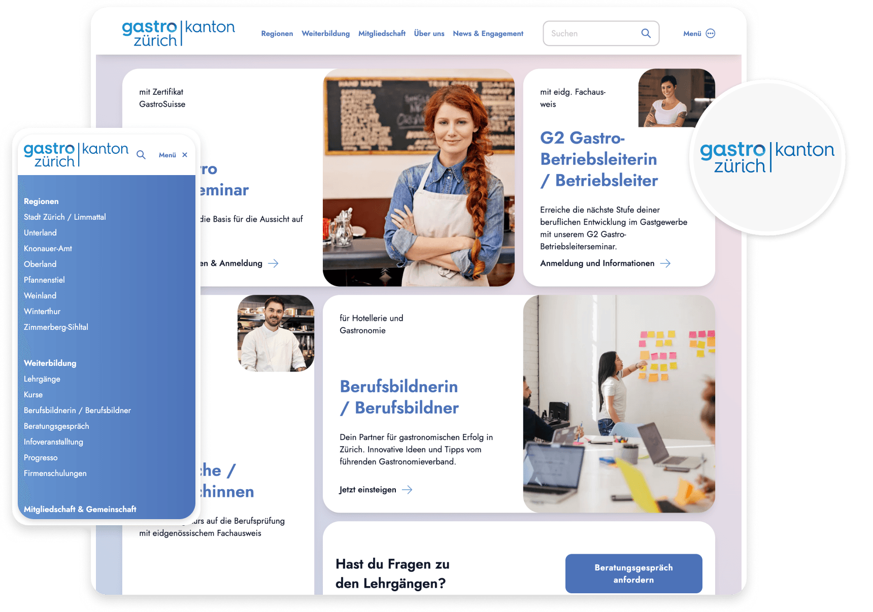 Gastro Zürich Screenshot